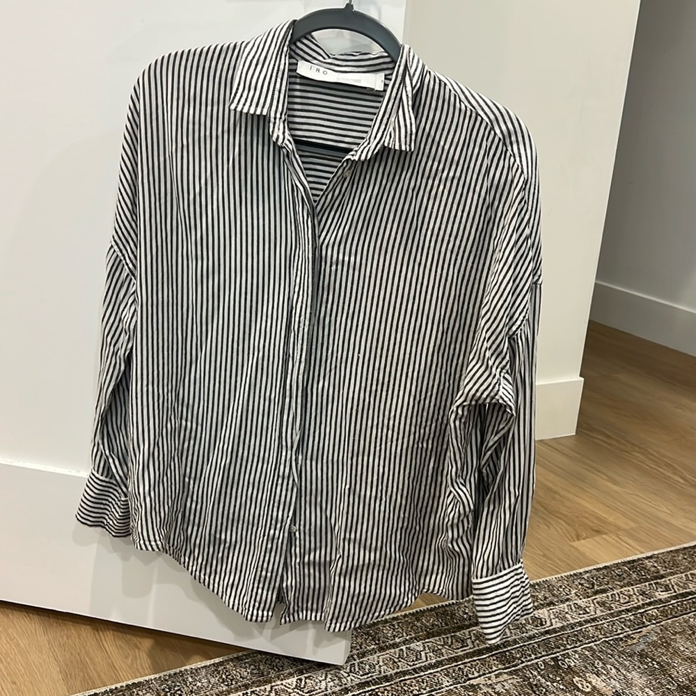 IRO oversized striped shirt
